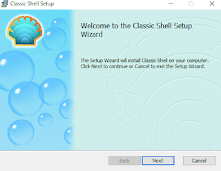 Classic Shellのインストーラー