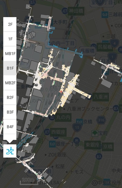 NAVITIMEの屋内データ