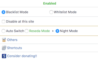 Care your Eyesのメニュー