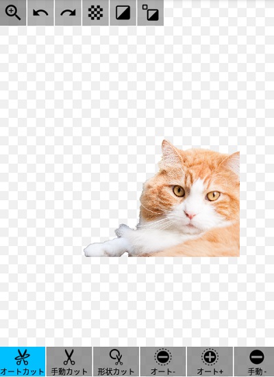 Cut+Mix Studioの写真の切り抜き