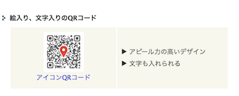 絵入り、文字入りのQRコード
