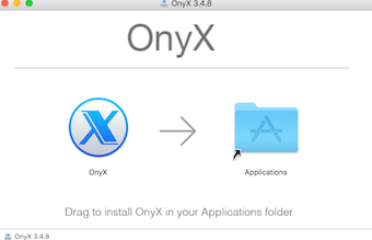 OnyXのApplicationsフォルダへの移動