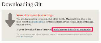 Downloading Git