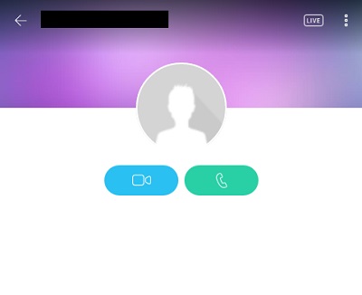 Tangoのプロフィール画面