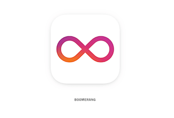 インスタグラムのロゴの種類「ブーメラン」