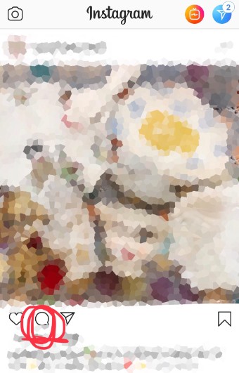 インスタのコメントアイコン