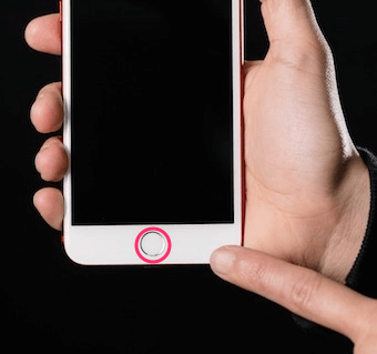 iPhoneのホームボタン