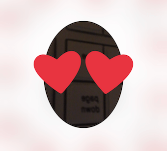 インスタグラムのQRコードのアイテム変更画面