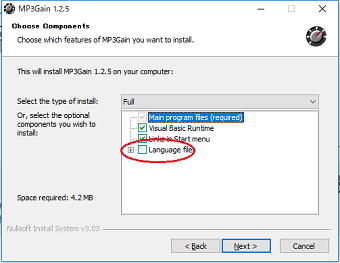 インストールタイプの選択画面が表示