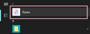 スタートボタンのスタートメニューの全てのアプリ