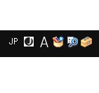 表示が「JP」に変わったら日本語入力モードになっています