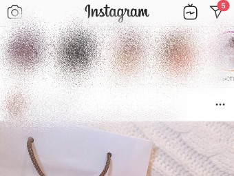 インスタグラムの画面右上