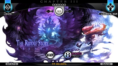 Cytusのゲーム画面