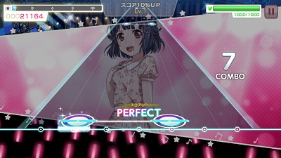 バンドリ！ ガールズバンドパーティ！のゲーム画面