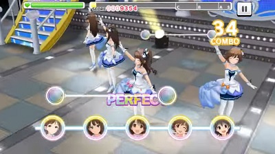 アイドルマスター シンデレラガールズ スターライトステージのゲーム画面