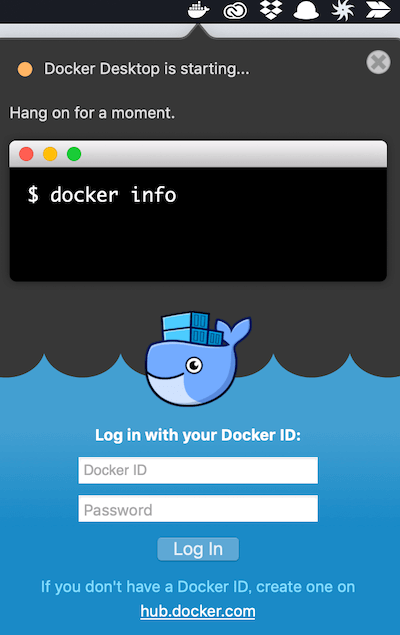 常駐したDockerアプリケーション