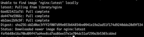 コマンドの実行結果