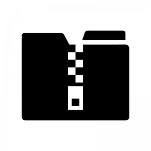 フォルダと鍵のアイコン