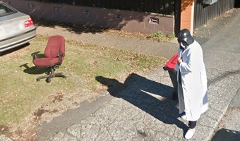 Googleアースのダース・ベイダー