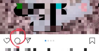 インスタグラムのコメント