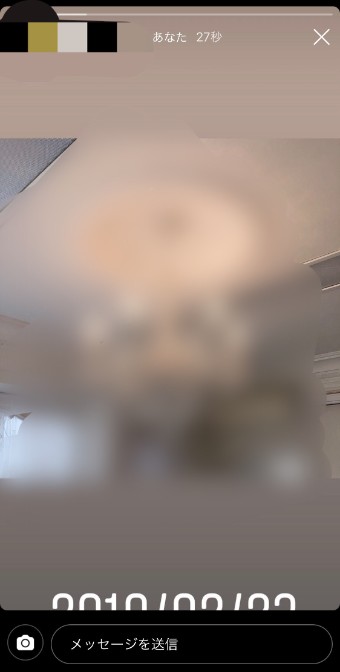 インスタグラムのDMの左側のカメラの24時間で消える写真