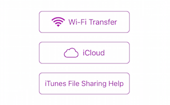 FLAC Player+のメニュー