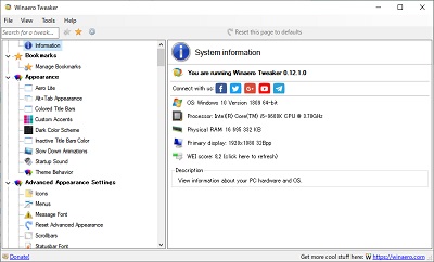 Winaero Tweaker