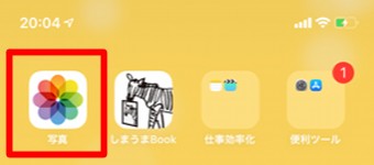 iPhoneの写真アプリのアイコン