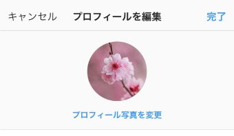 インスタのプロフィール画像