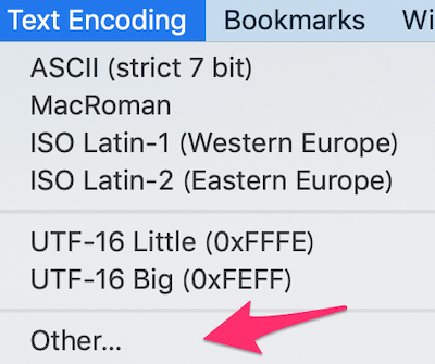 「Other...」をクリック