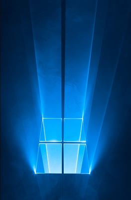 Windows10で画面が回転した例