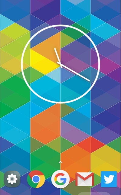 ポップにおしゃれなホーム画面