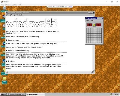 Windows95はアプリとして起動
