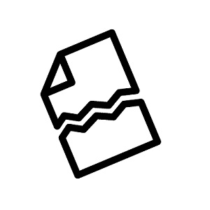 リンクが切れたショートカットアイコン