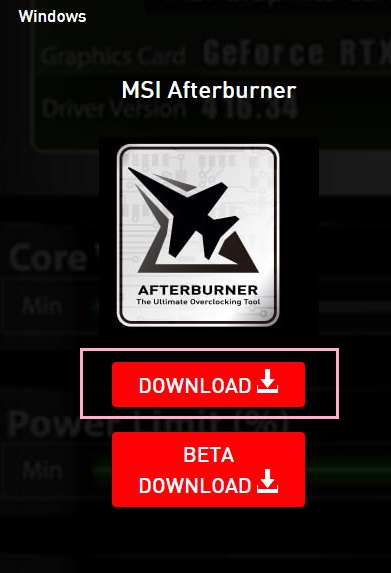 公式ページの一番下までスクロールして「DOWNLOAD」ボタンをクリック