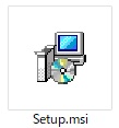 Windowsで、拡張子が「.msi」のファイル
