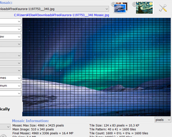 プレビュー表示