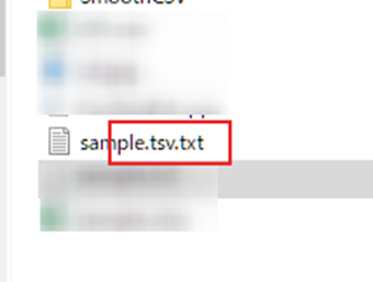 保存前に拡張子を変えた例