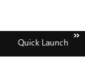 「Quick Launch」の表示