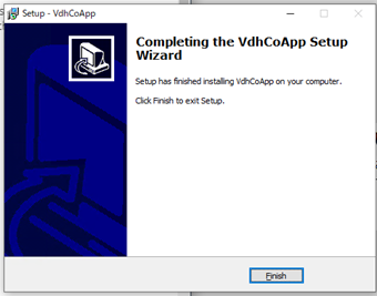 コンパニオンアプリのインストール完了画面