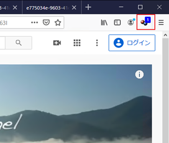 ダウンロード中を示すバッジの表示
