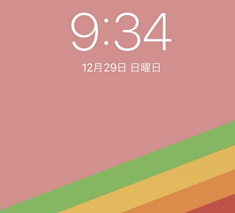 iPhoneのロック画面