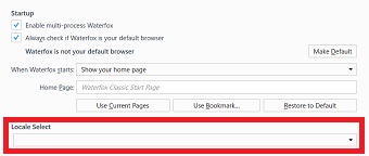 「Locale Select」をクリック