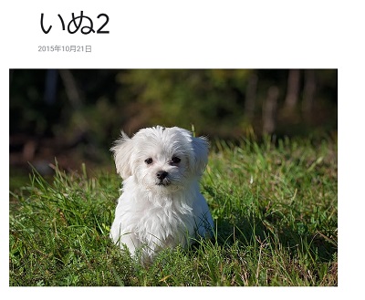 アルバム内の撮影日を変更する写真をクリック