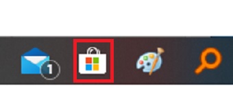 Windowsストアのアイコンをクリック