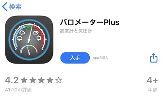App storeのバロメーターPlus
