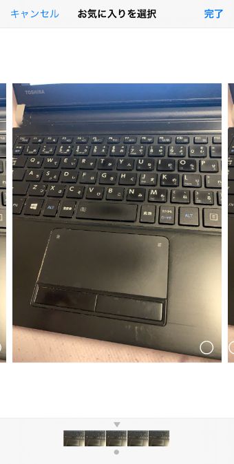 バースト写真の一覧