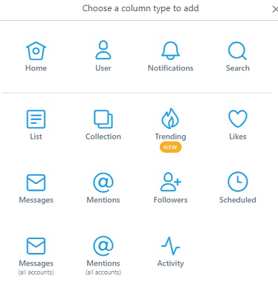 「+」ボタンをクリックして新しいリストを追加する