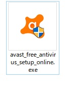 「avast_free_antivirus_setup_online.exe」を起動して、インストールを行う→完了したらパソコンを再起動