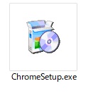 「ChromeSetup.exe」を起動し、Google Chromeをインストール